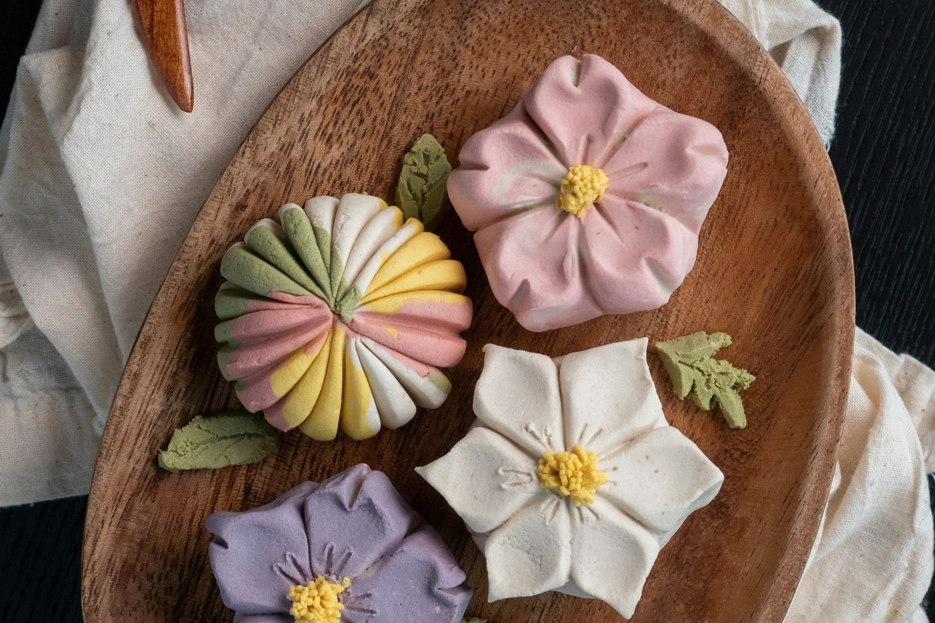 Bean Paste Flower Wagashi Class