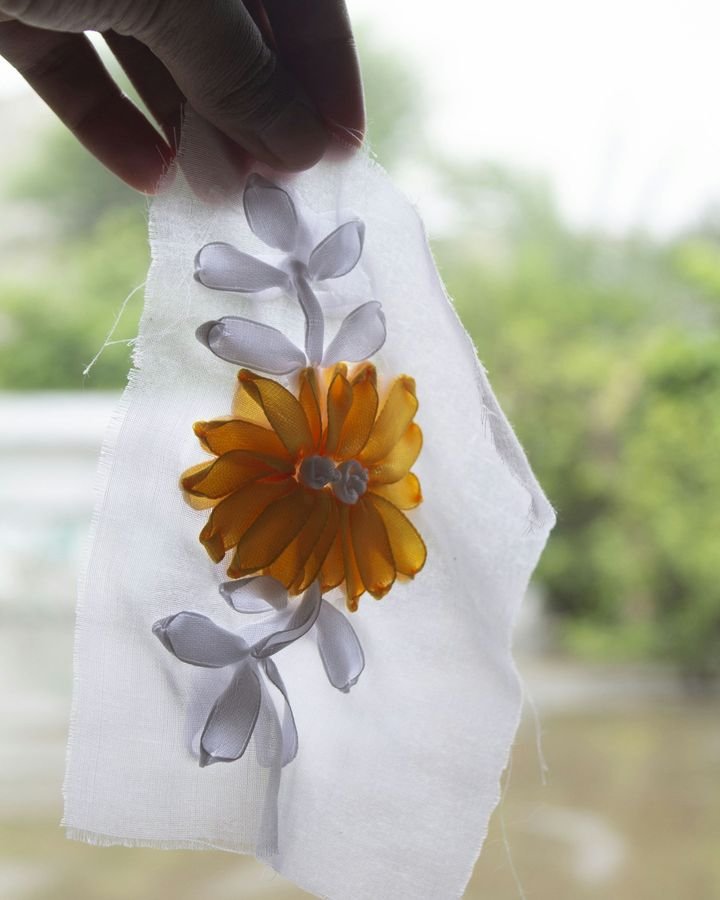 Dyed Flower Making in a Couture Atelier