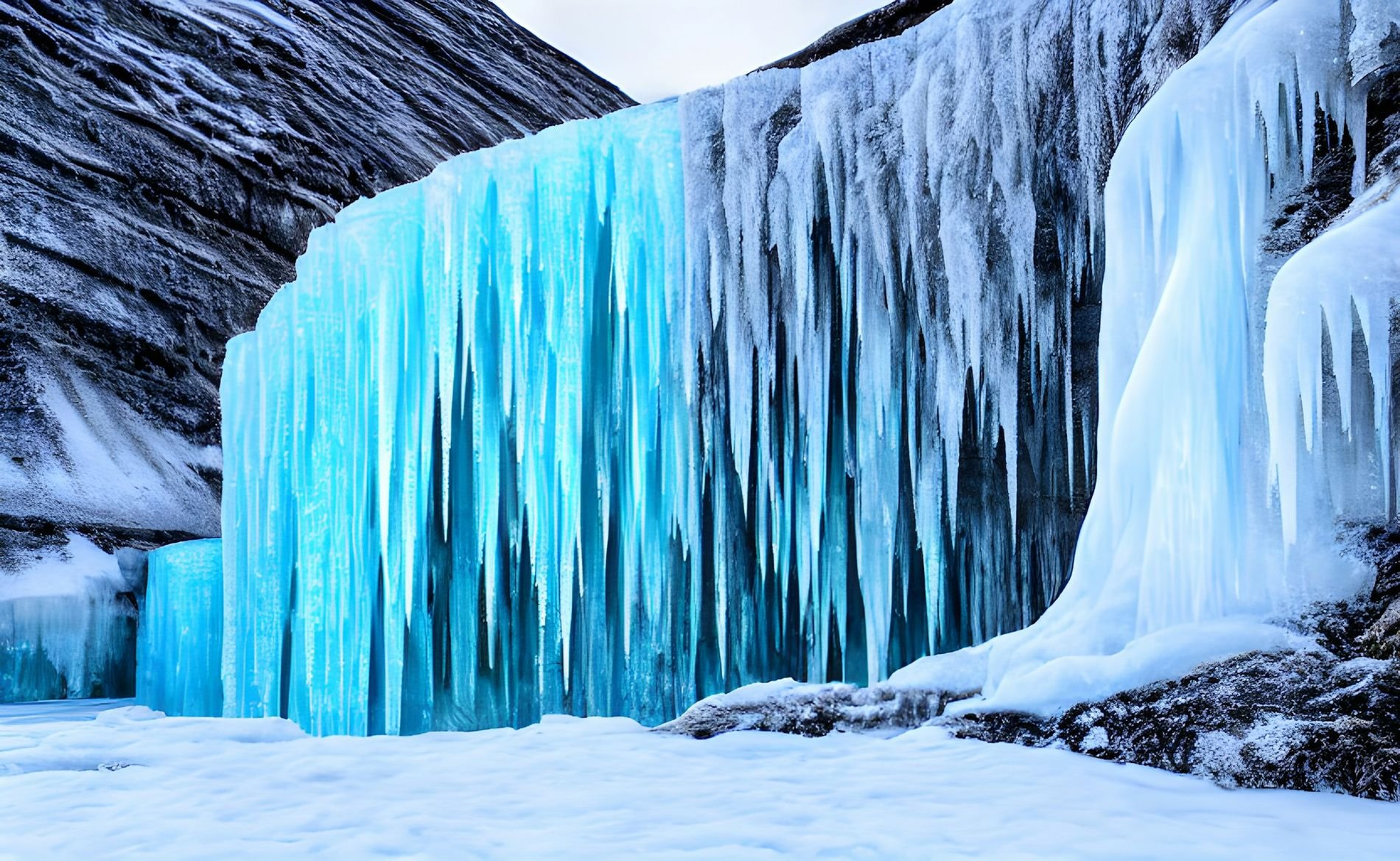 Oirase Winter Icefall Tour