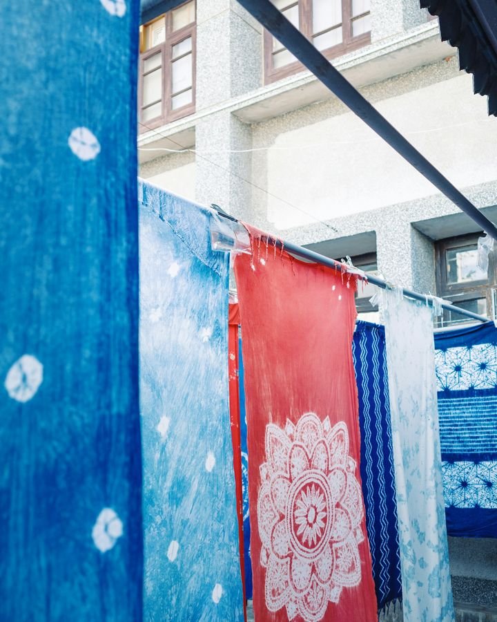 Plant-Dyed Silk Scarf in Nara