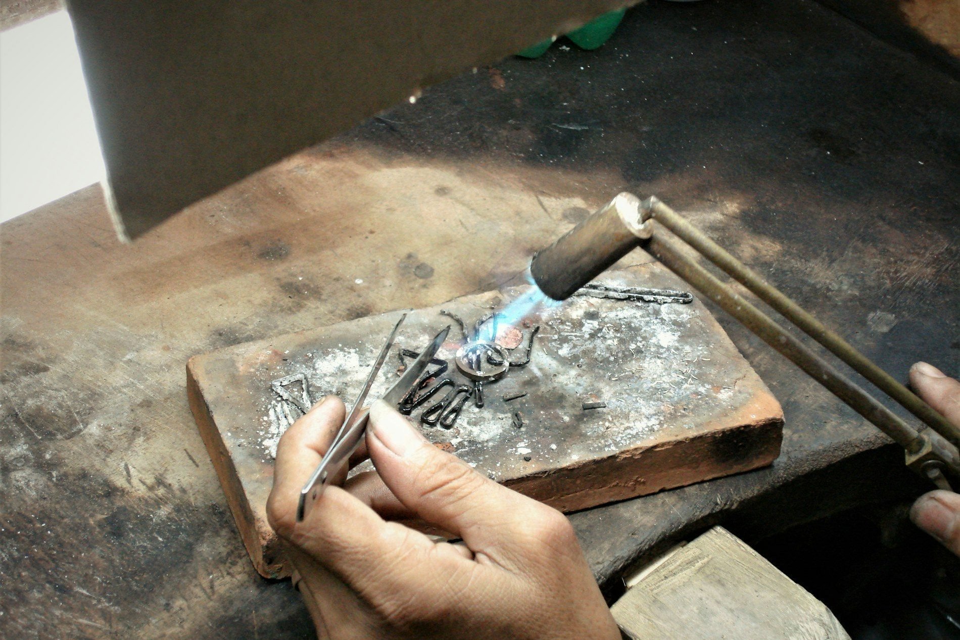 Pure Silver Bangle Making in Asakusa