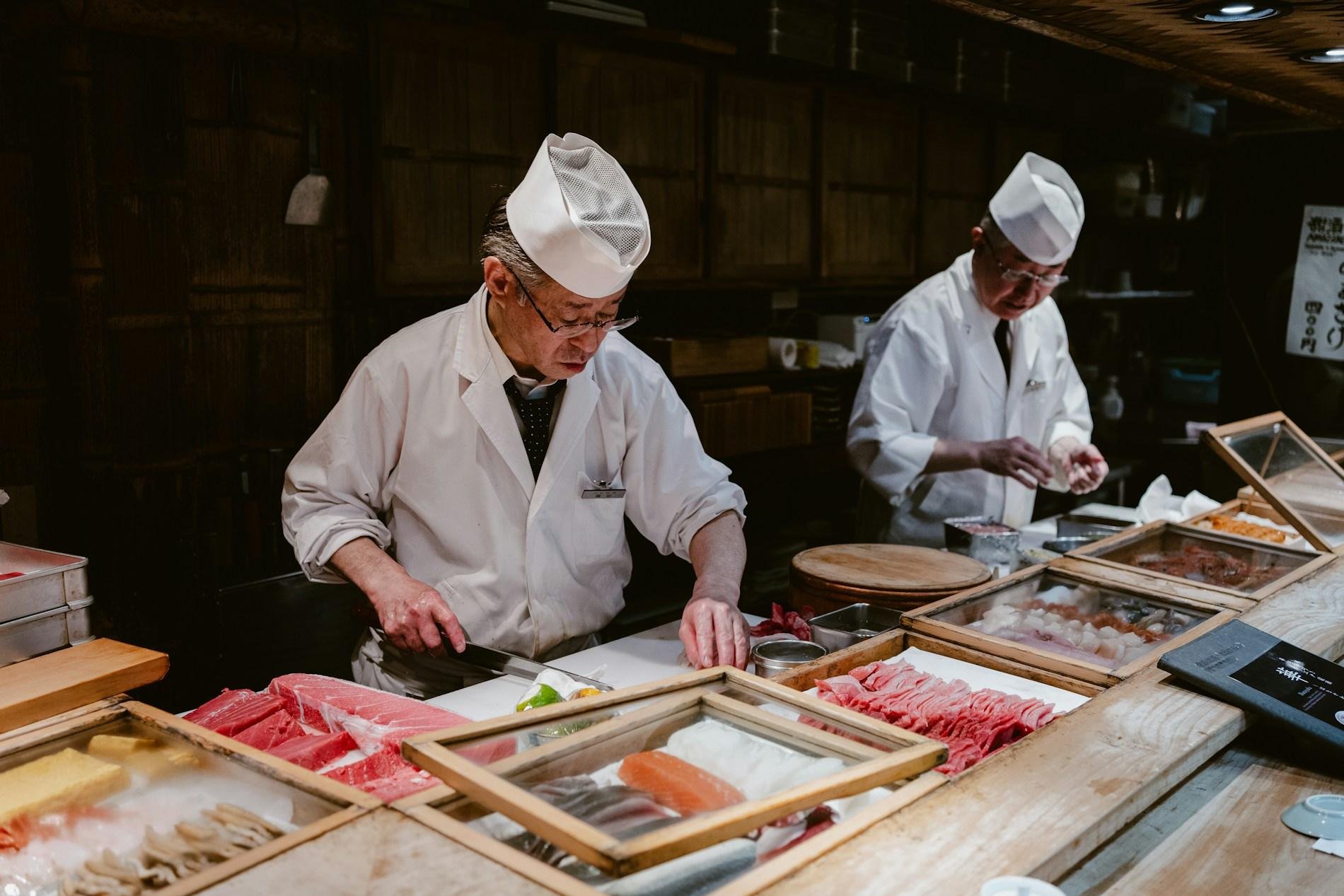 Matured Sushi and Sake Pairing