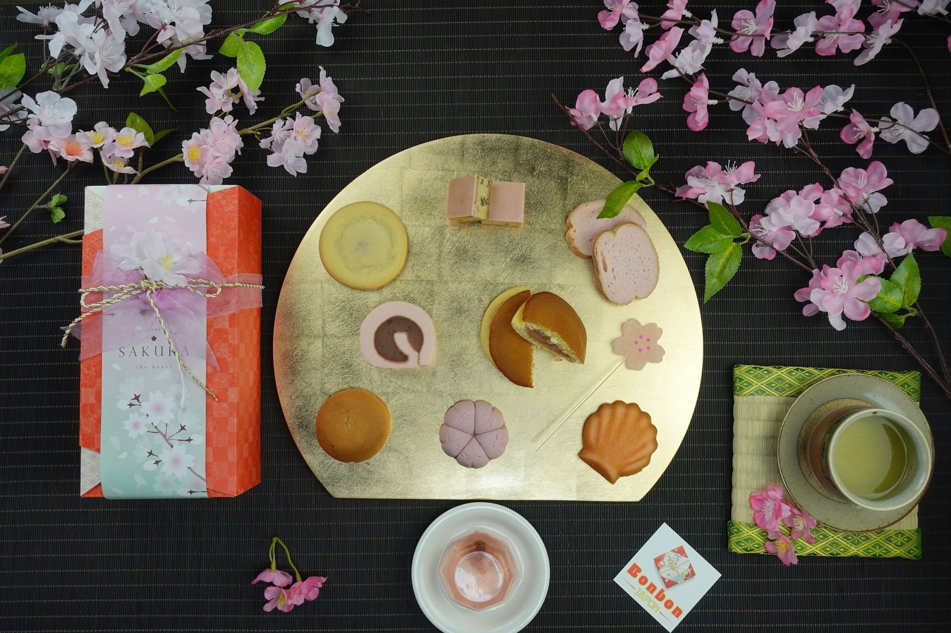 Nerikiri Wagashi in a Hase Teahouse