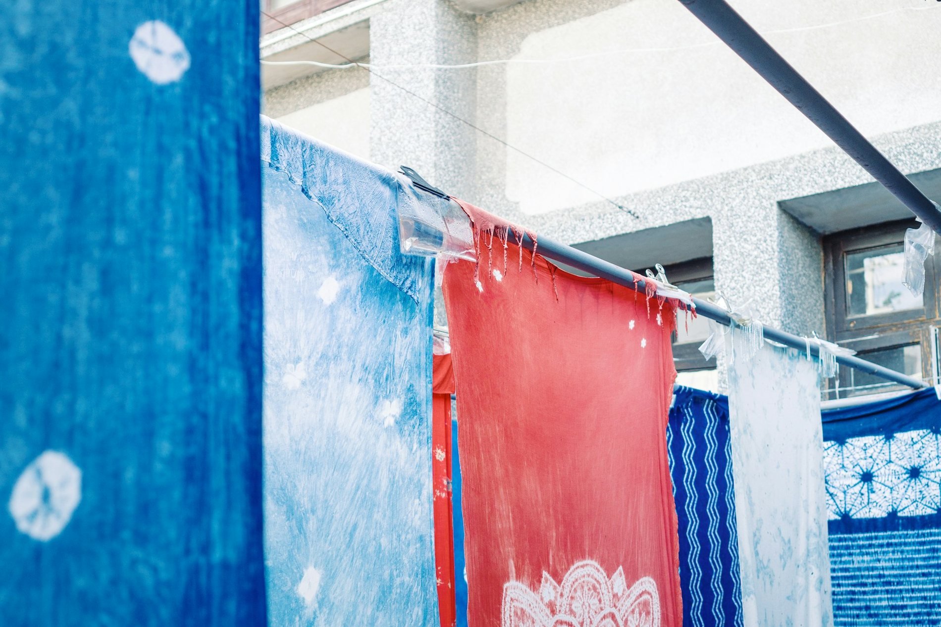 Plant-Dyed Silk Scarf in Nara