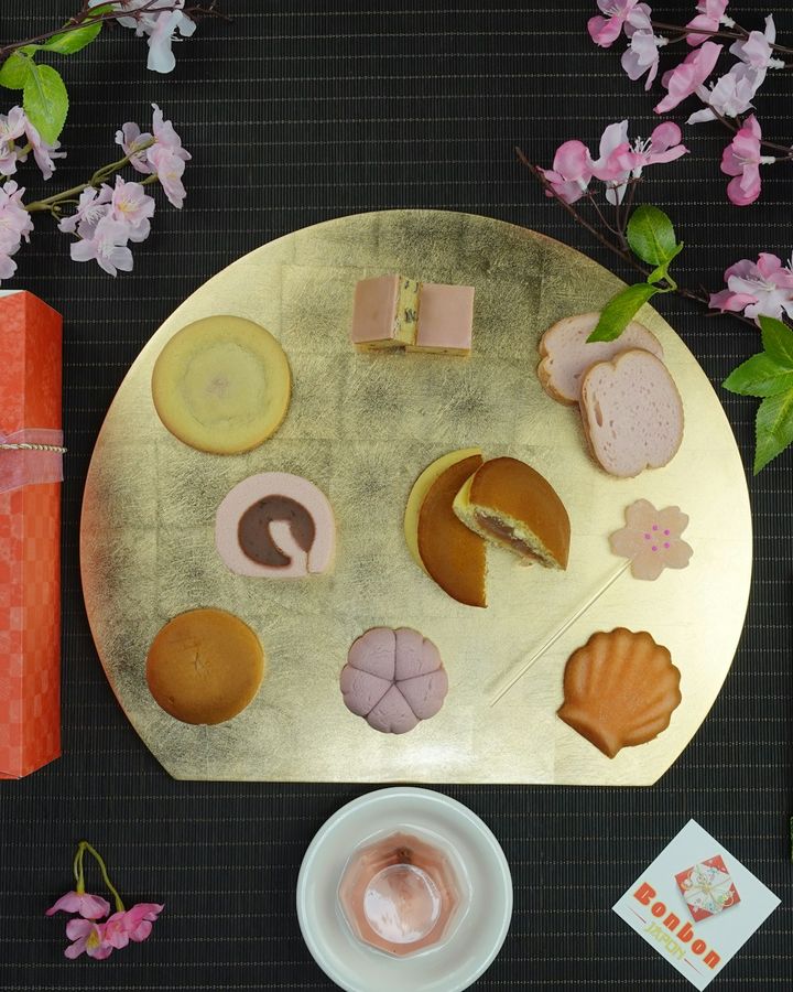 Nerikiri Wagashi in a Hase Teahouse