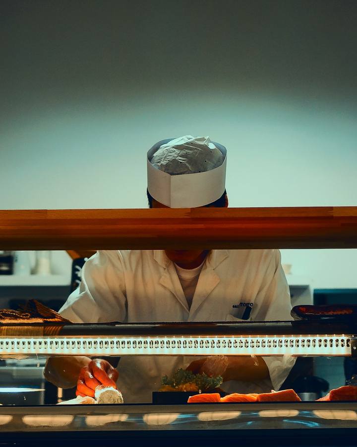 Osaka Box Sushi with Champagne